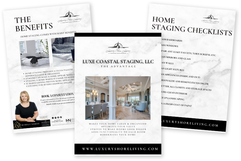 Home staging flyers